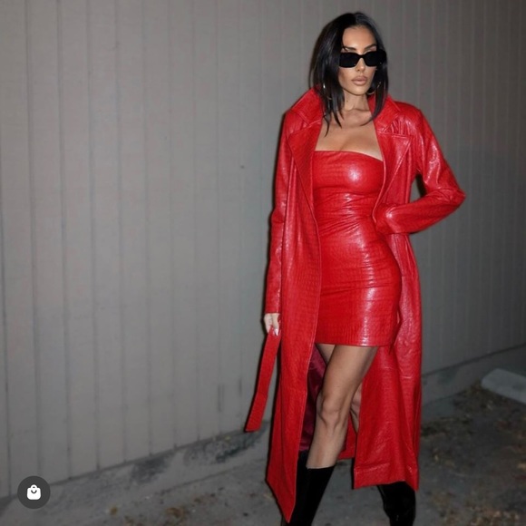 Naked Wardrobe The Croc Mini Dress - Picture 9 of 14